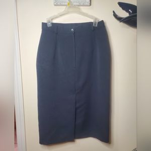 Professional Blue Pencil Skirt